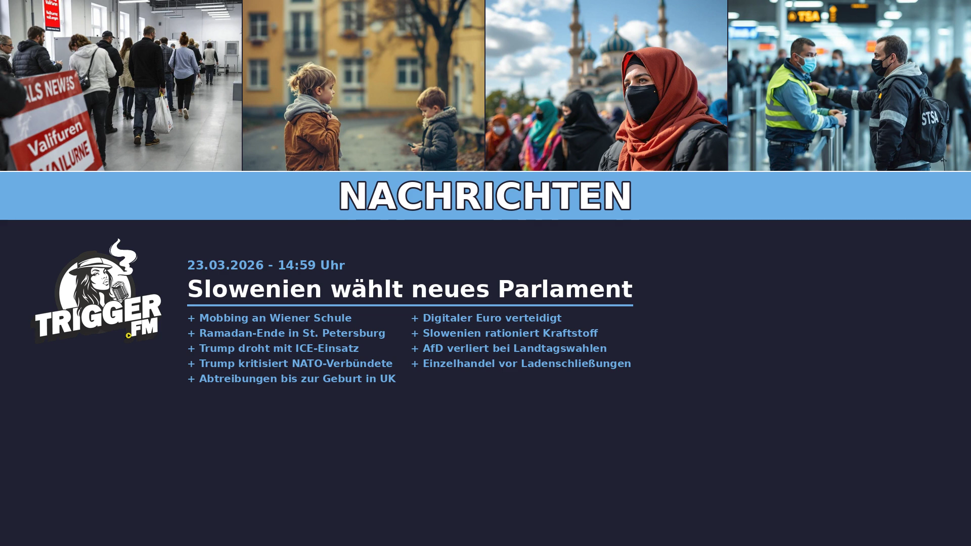 TriggerFM: Nachrichten der Freien Medien vom 23.03.2026