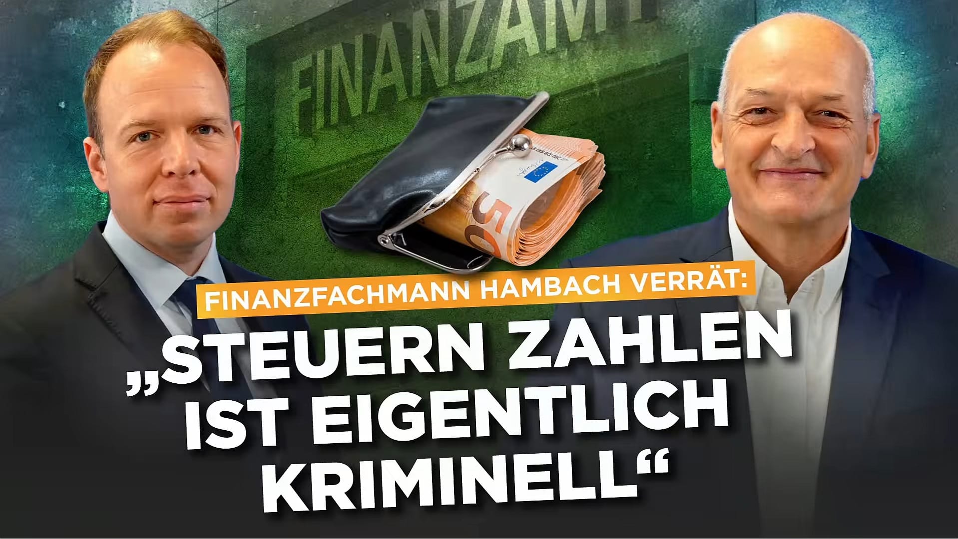 Erich Hambach: Enteignung & Korruption! „Heute noch Steuern zu zahlen ist eigentlich kriminell.“