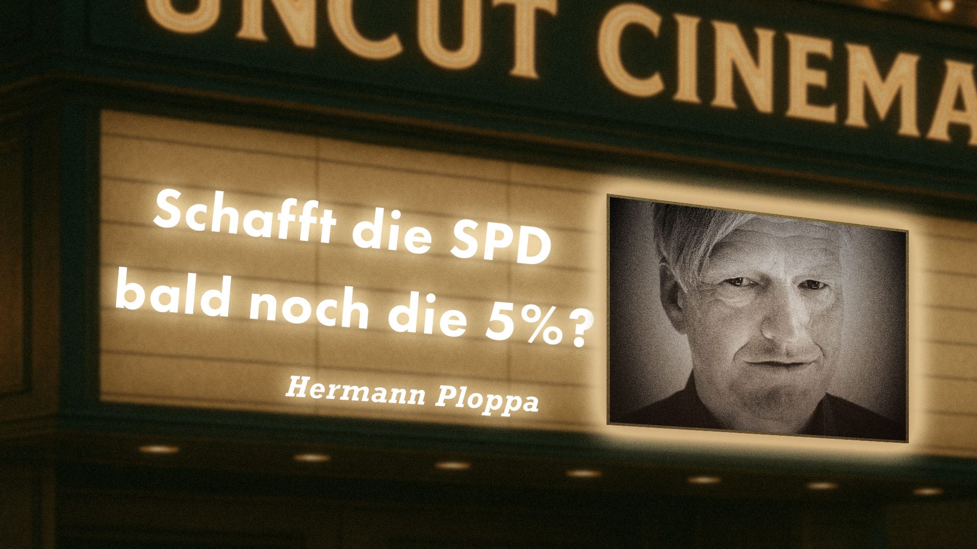Uncut #63: Heute mit Hermann Ploppa | Schafft die SPD bald noch die 5%?