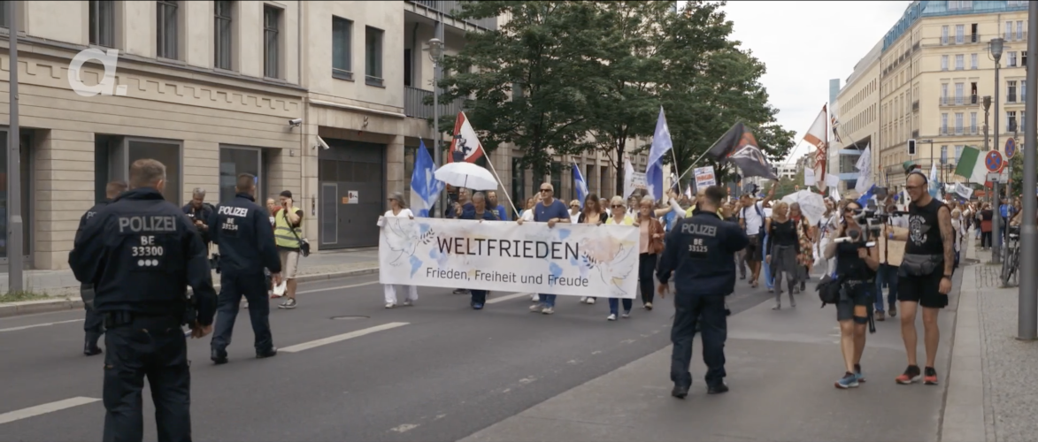 Am Set: Demo für den Weltfrieden Beitragsbild