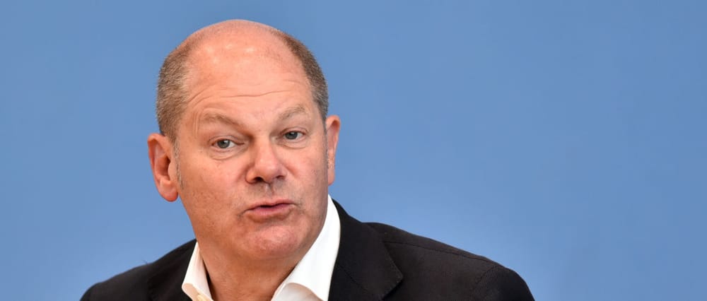 Scholz schwurbelt Beitragsbild