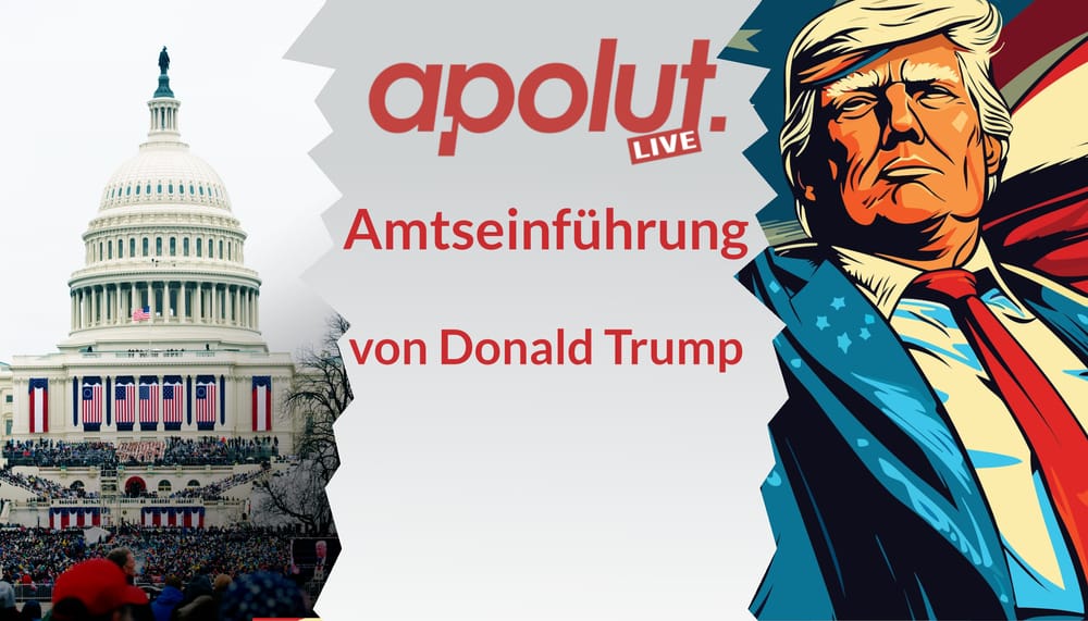 Livestream zur Amtseinführung von Donald Trump (Aufzeichnung vom 20.01.2025) Beitragsbild