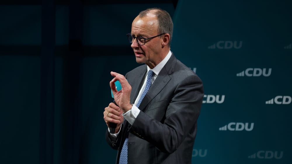 Friedrich Merz – Tanz auf dem Vulkan | Von Uwe Froschauer Beitragsbild