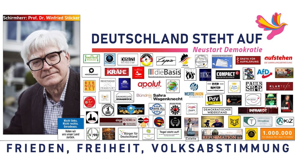 "Deutschland steht auf für FRIEDEN, FREIHEIT, VOLKSABSTIMMUNG" – Demo am Samstag, den 24.05., in Berlin Beitragsbild