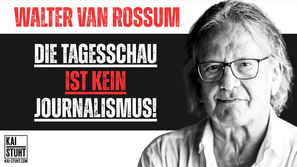 Interview mit Walter van Rossum – "Die Tagesschau ist kein Journalismus!" Beitragsbild