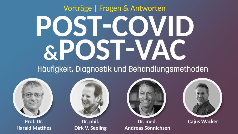 Veranstaltungshinweis: Post-COVID und Post-VAC – Häufigkeit, Diagnostik und Behandlungsmethoden Beitragsbild