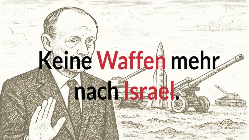 apolut fragt. KI antwortet: Keine Waffen mehr nach Israel Beitragsbild