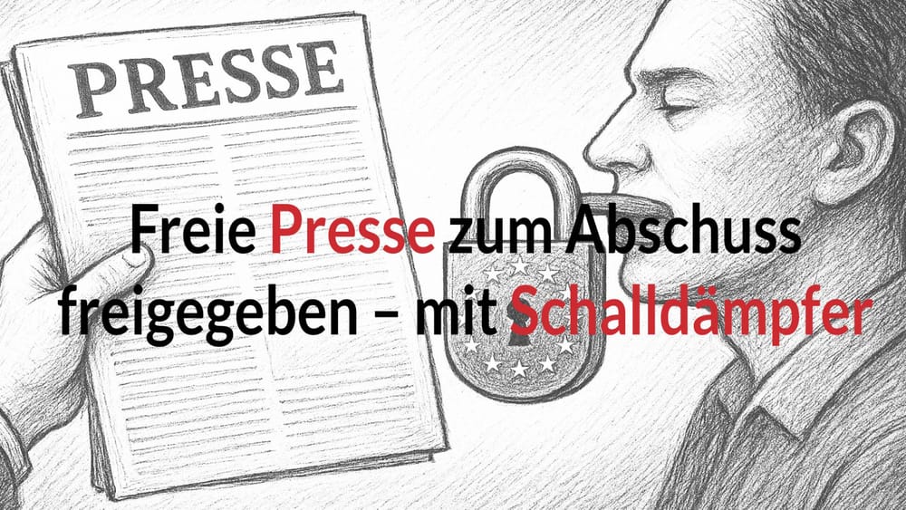 apolut fragt. KI antwortet: Freie Presse zum Abschuss freigegeben – mit Schalldämpfer Beitragsbild