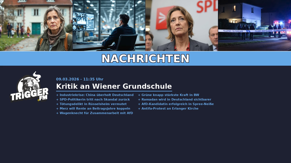TriggerFM: Nachrichten der Freien Medien vom 09.03.2026 Beitragsbild