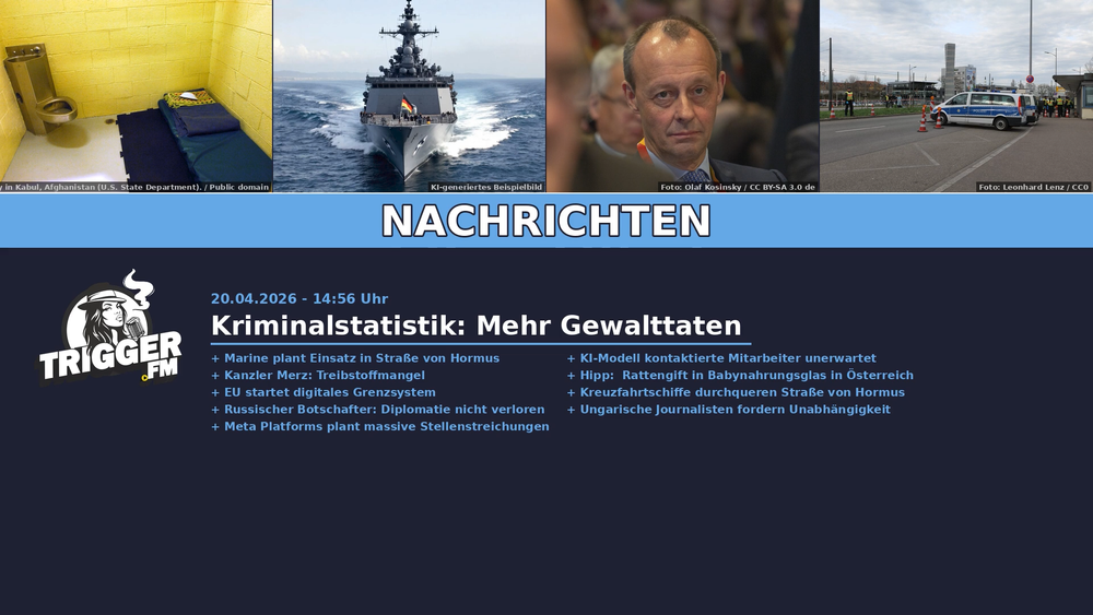 TriggerFM: Nachrichten der Freien Medien vom 20.04.2026 Beitragsbild