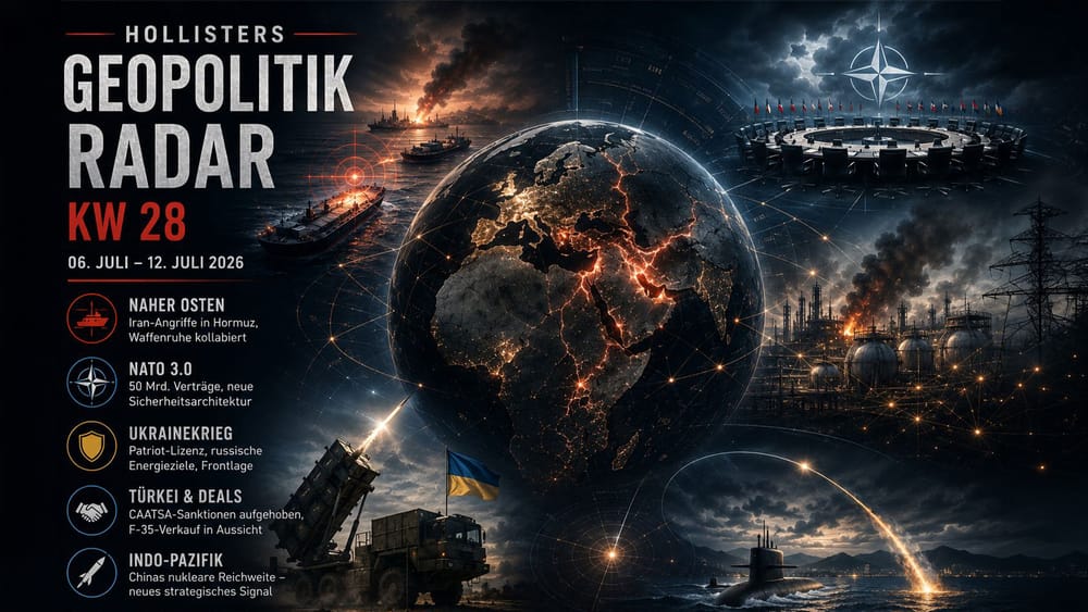 Hollisters Geopolitik-Radar vom 6. – 12. Juli 2026 Beitragsbild