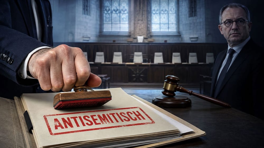Antisemitisch bis zum Urteil? | Von Michael Hollister Beitragsbild