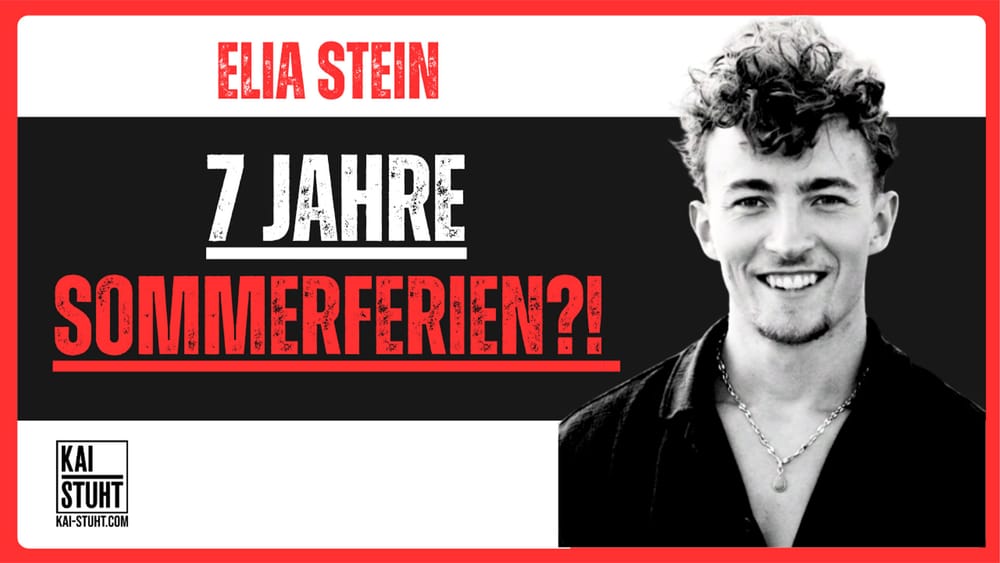 7 Jahre Sommerferien – ein Leben ohne Schule | Interview mit Elia Stein Beitragsbild