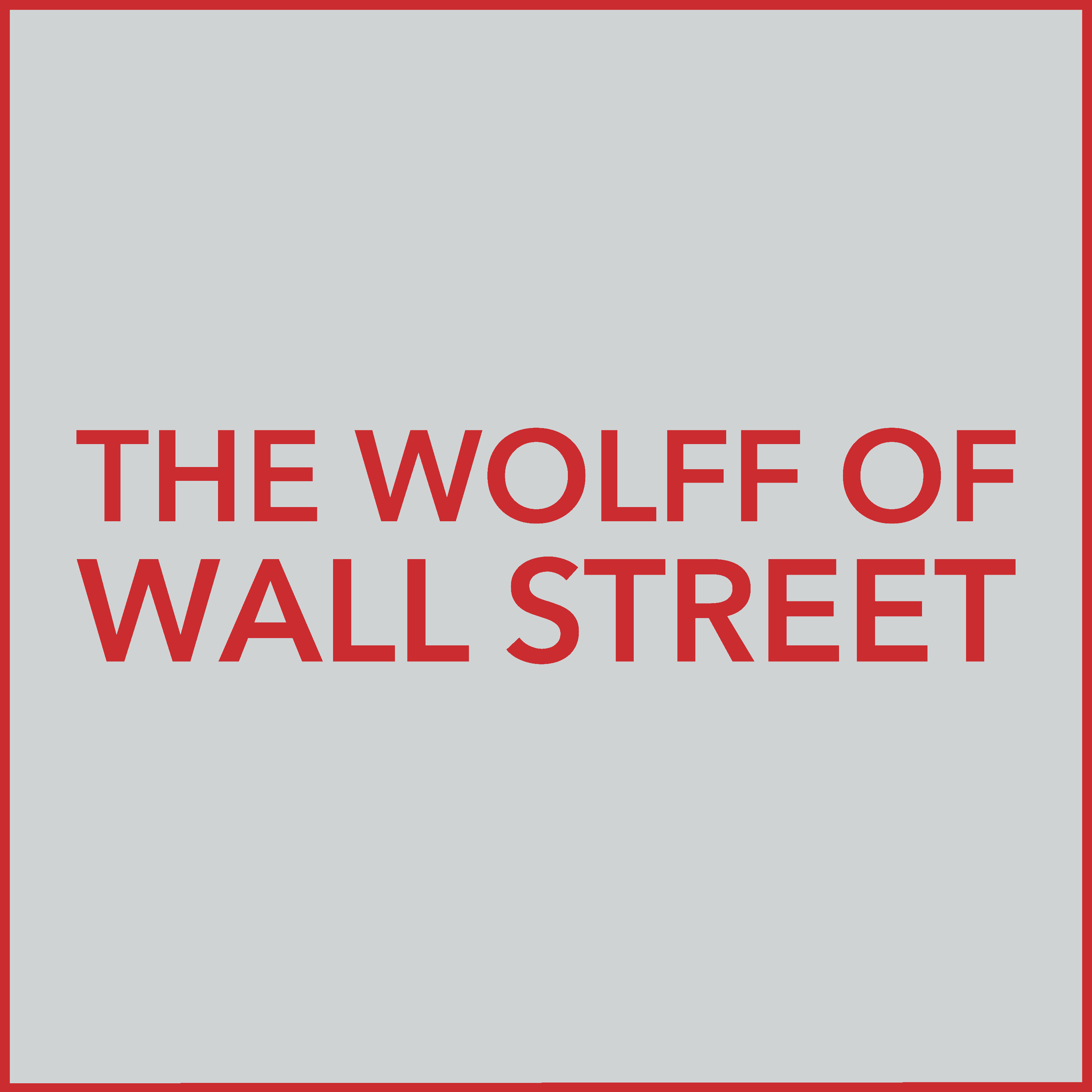 The Wolff of Wall Street page feature image