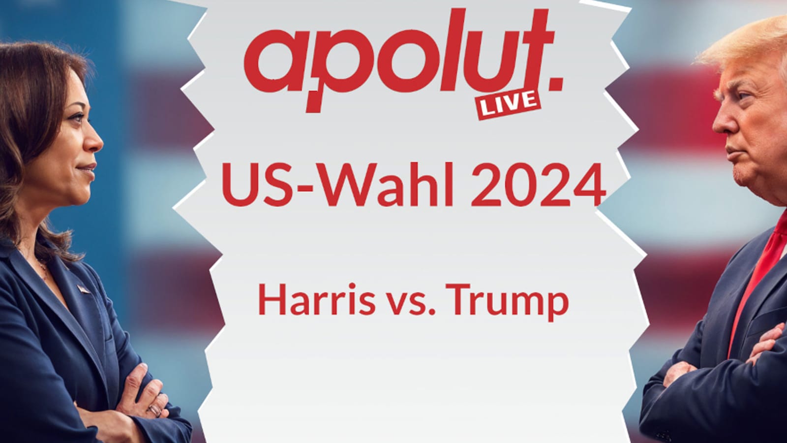 LIVESTREAM zur US-Präsidentschaftswahl 2024 Harris vs. Trump auf apolut