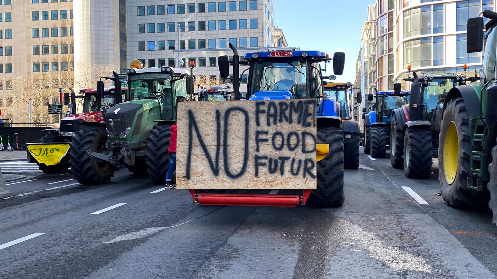Europäische Bauernproteste legen Brüsseler EU-Viertel lahm