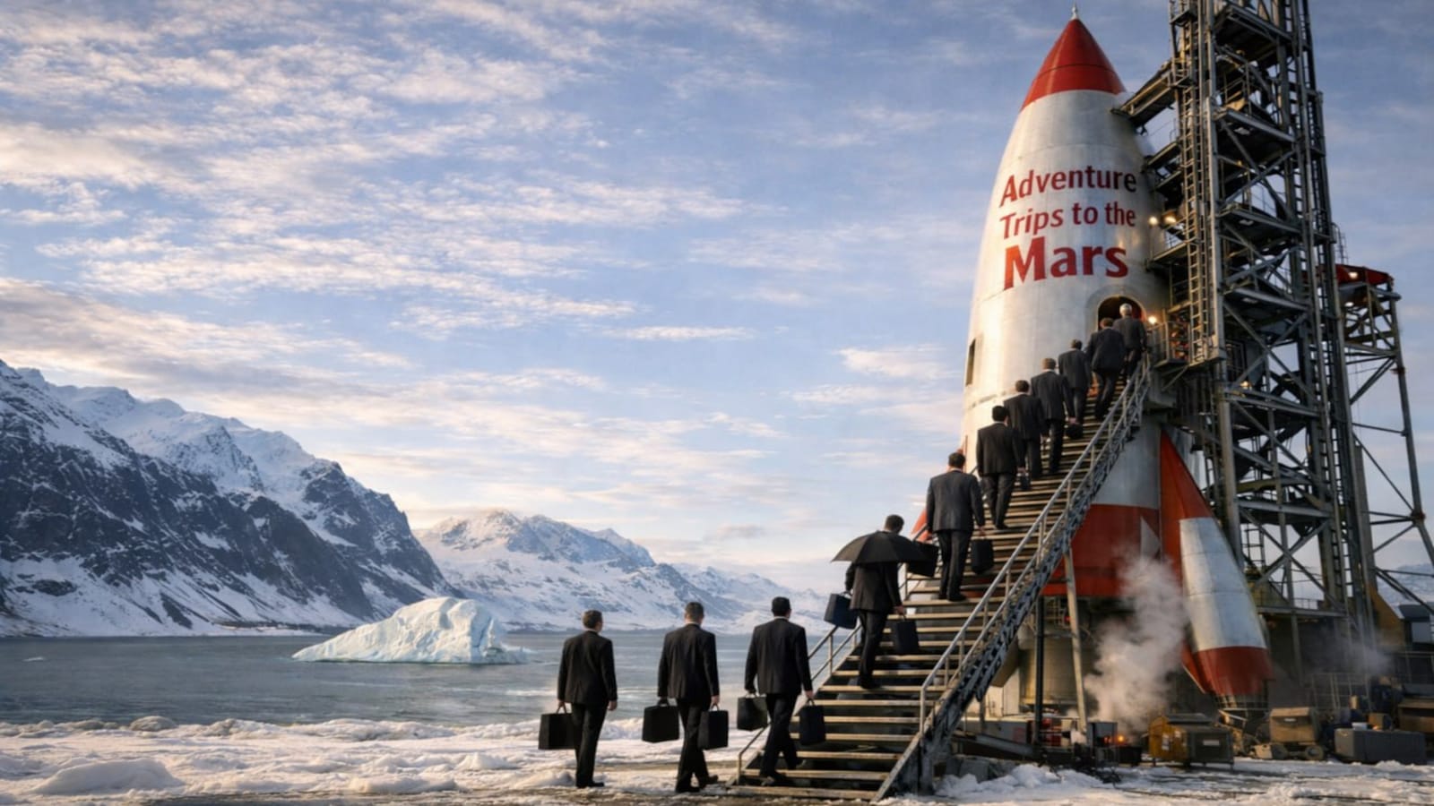 In Grönland starten – Auf dem Mars landen | Von Hermann Ploppa