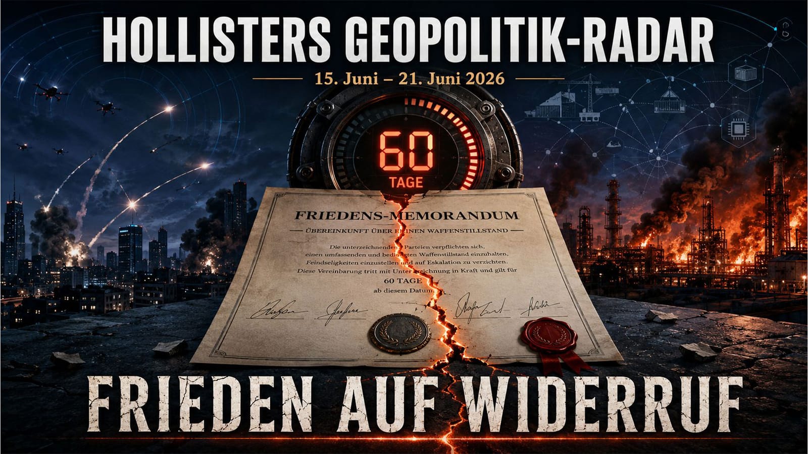 Hollisters Geopolitik-Radar vom 15. – 21. Juni 2026