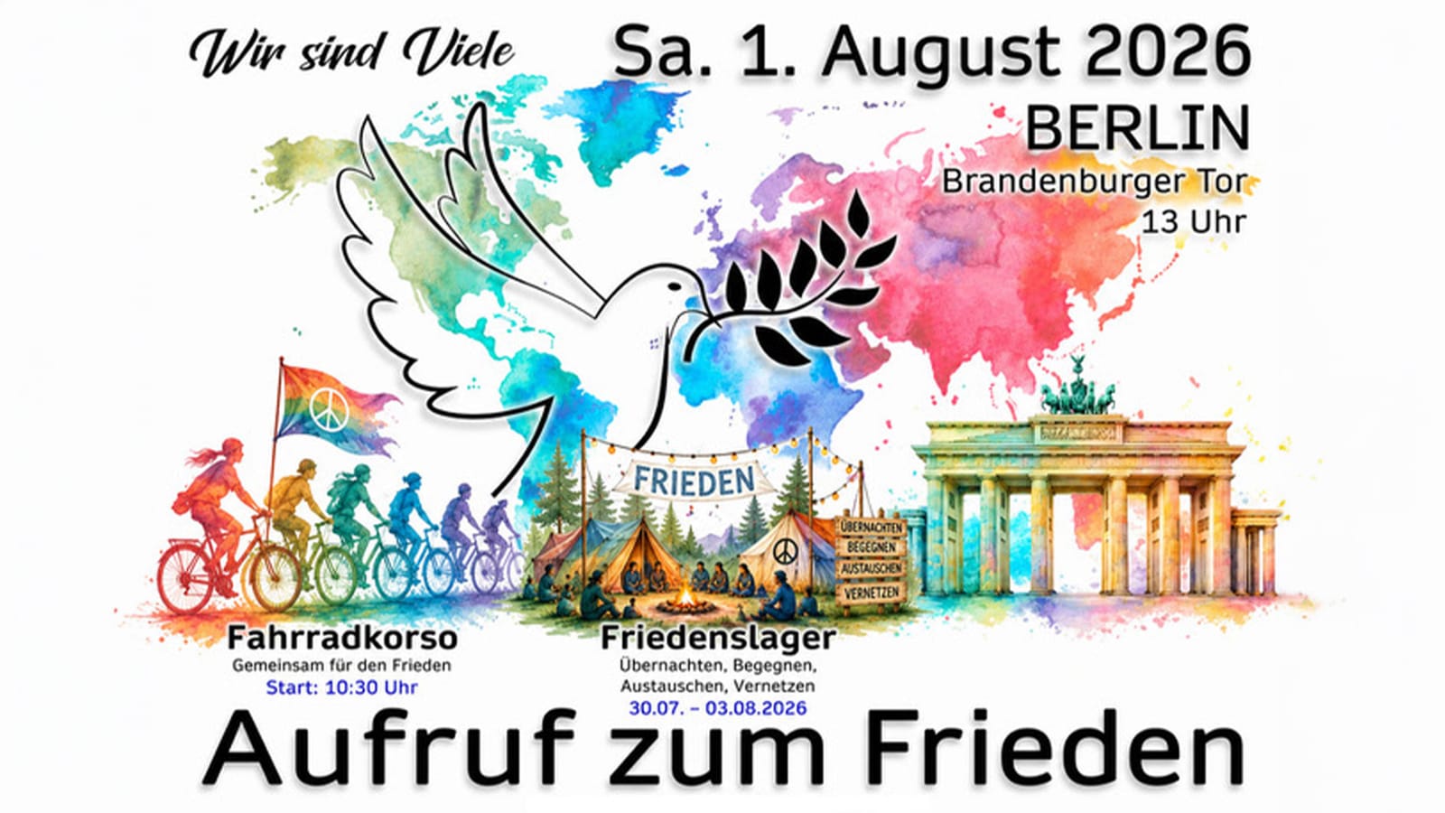 Großdemonstration am 1. August 2026 in Berlin – Auf nach Berlin für Frieden, Freiheit, Grundrechte und echte Corona-Aufarbeitung