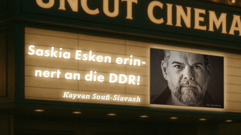 Uncut #69: Heute mit Kayvan Soufi-Siavash | Saskia Esken erinnert an die DDR! Beitragsbild