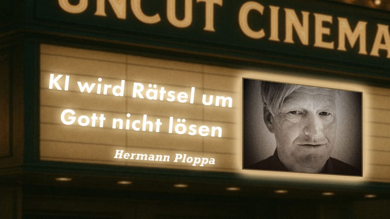 Uncut #81: Heute mit Hermann Ploppa | KI wird Rätsel um Gott nicht lösen Beitragsbild